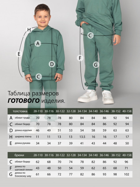 Костюм детский футер 2-х нитка Костюм детский футер 2-х нитка